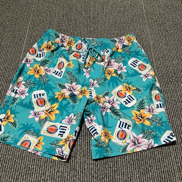Miller Light Swim trunks - Picture 1 of 4